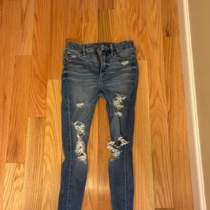 American eagle super high rise jeggings